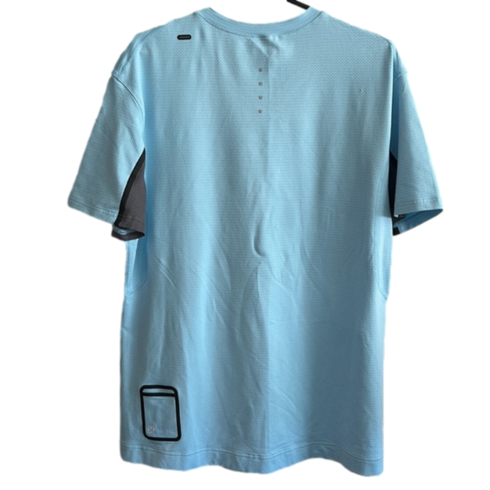 LULULEMON Men’s Long Distance Running Shirt with Retro iPod pocket size XL - Picture 2 of 5